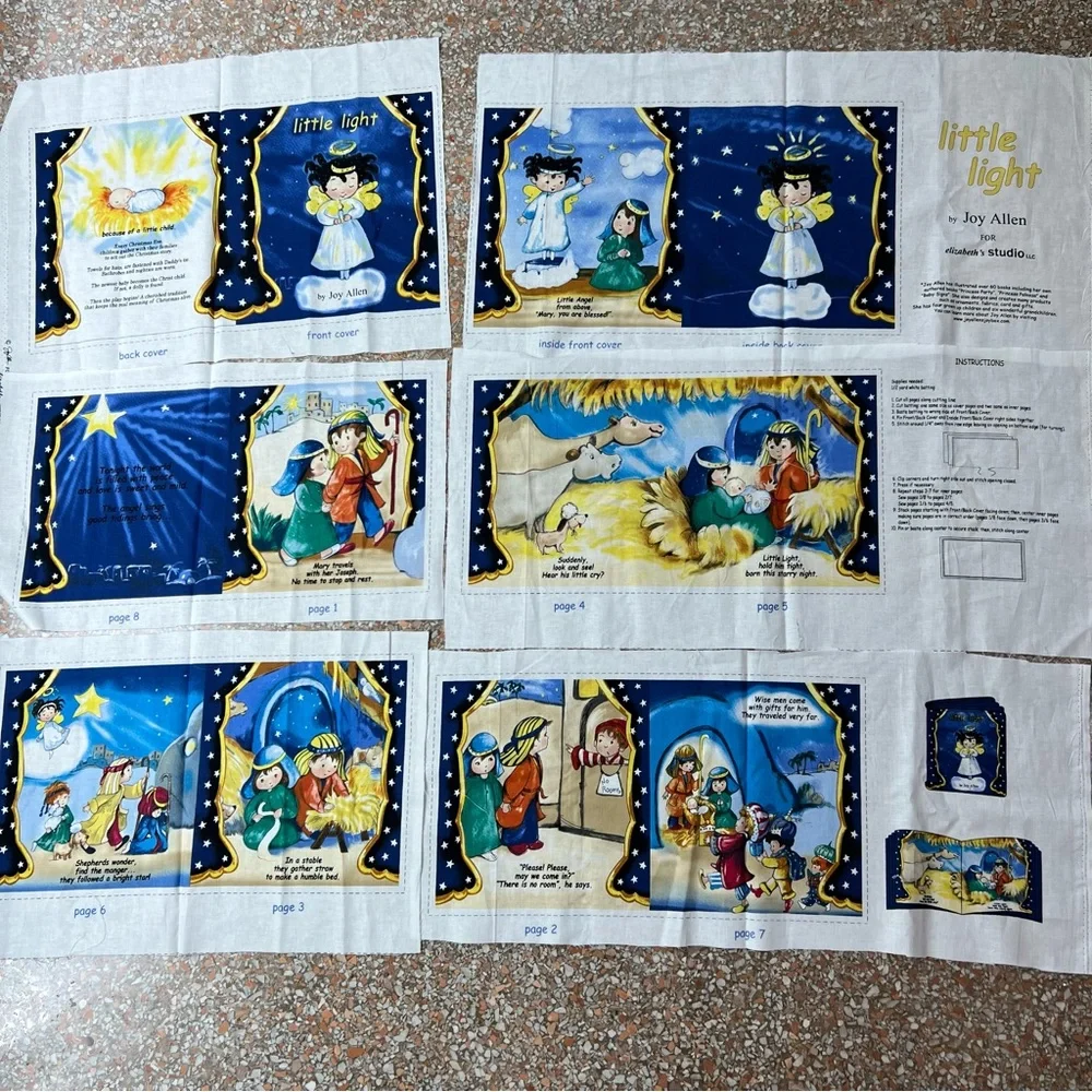 Little Light Holiday Fabric Panel by Joy Allen Craft Project